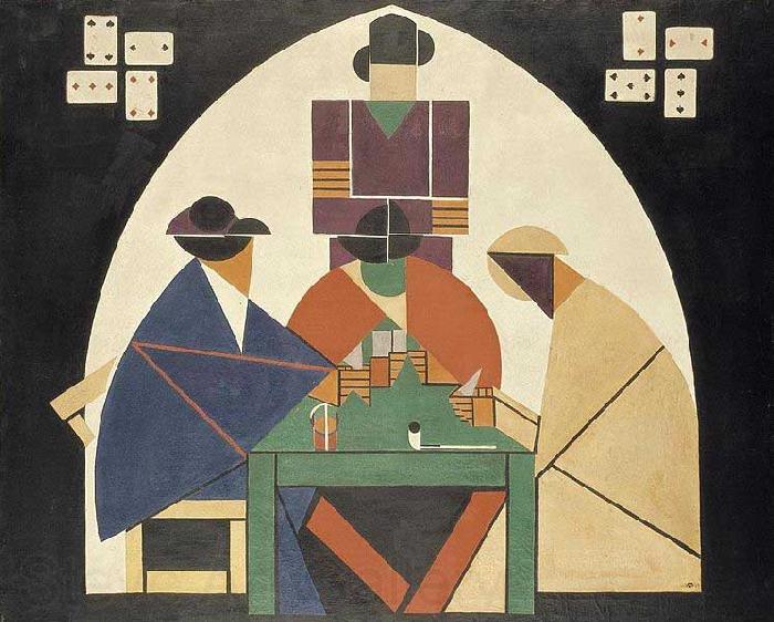 Theo van Doesburg The Cardplayers. France oil painting art